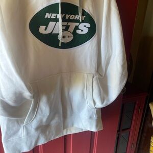 Antigua Gray and White Hoodie New York Jets! New without tags!